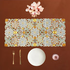 Embroidered Elegance table runner