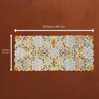 Embroidered Elegance table runner