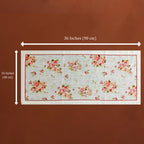 Willow Botanical Rose Print Tissue Table Runner