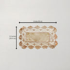 Palazzo Scalloped Shell Cutwork Table Mat Set of 6